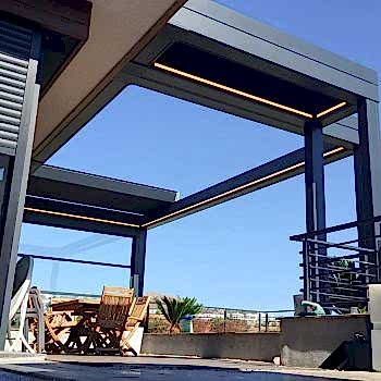 Raylı Tente Sistemleri Bioklimatik Pergola