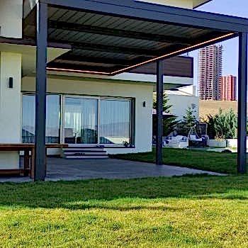 Raylı Tente Sistemleri Bioklimatik Pergola