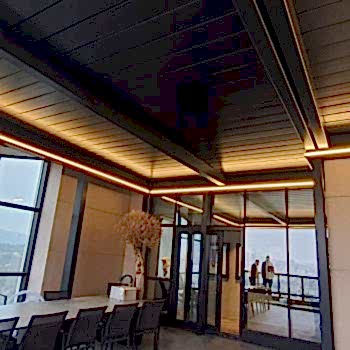 Raylı Tente Sistemleri Bioklimatik Pergola