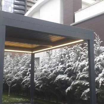 Raylı Tente Sistemleri Bioklimatik Pergola
